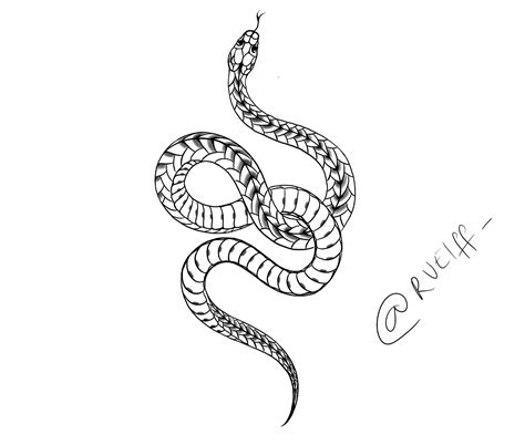 gucci snake line art